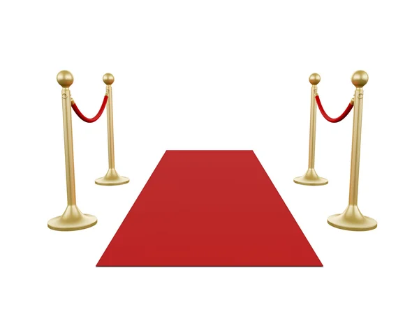 Stanchions with Red Carpet